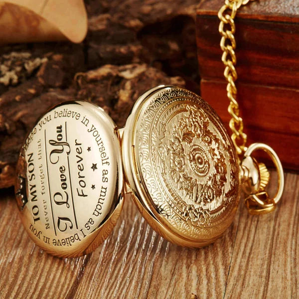 Best Gift-Pocket Chain Watch With Quartz