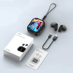 Color screen noise-canceling translation headphones