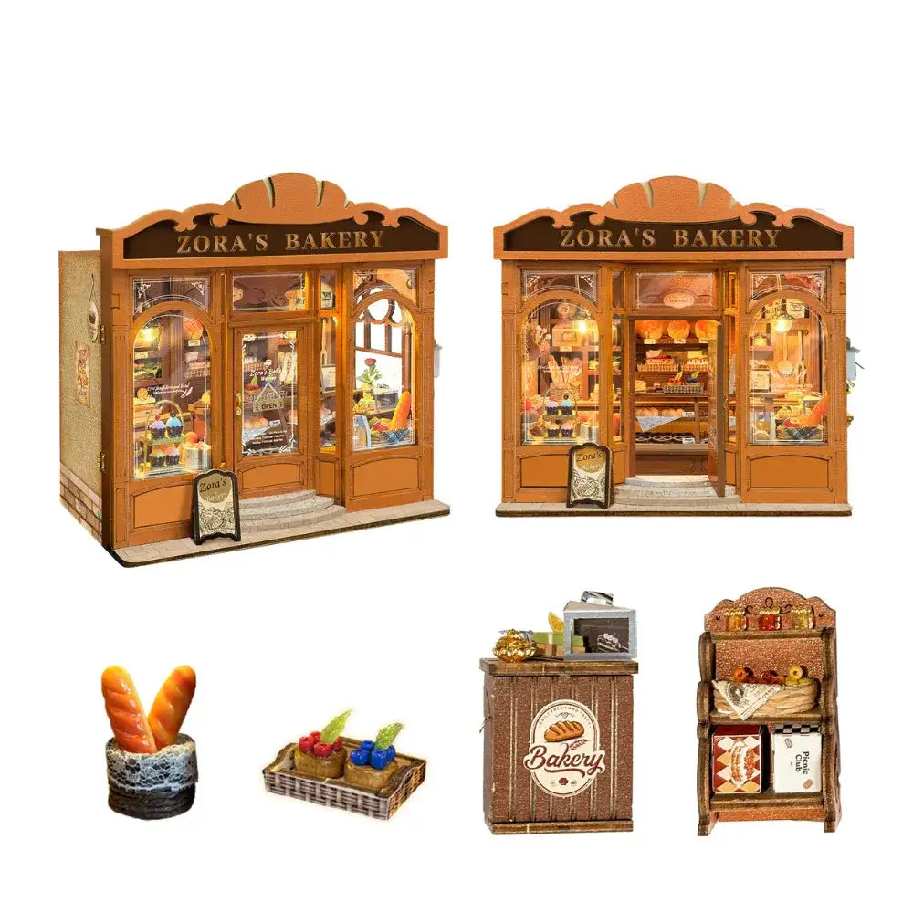 Zora’s Bakery DIY Mini House Kit l DIY Miniature Kit
