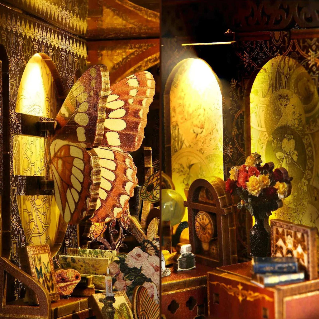 Butterfly Collection Room DIY Book Nook Kit