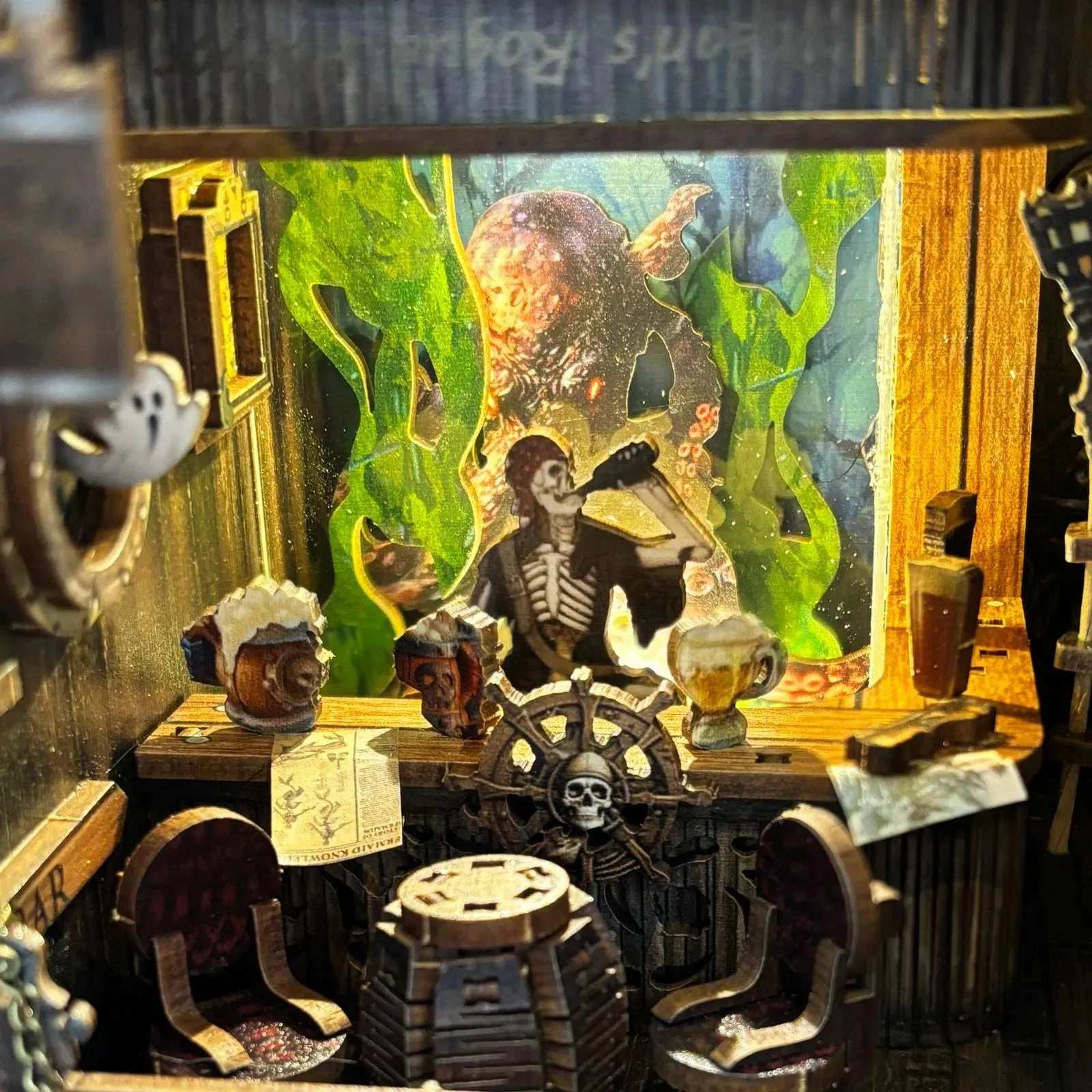 New World Ghost Ship DIY Book Nook Kit