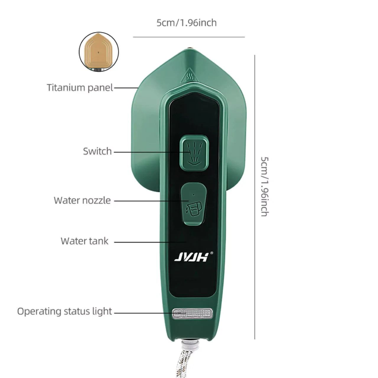 Portable Travel Steamer Iron For Clothes