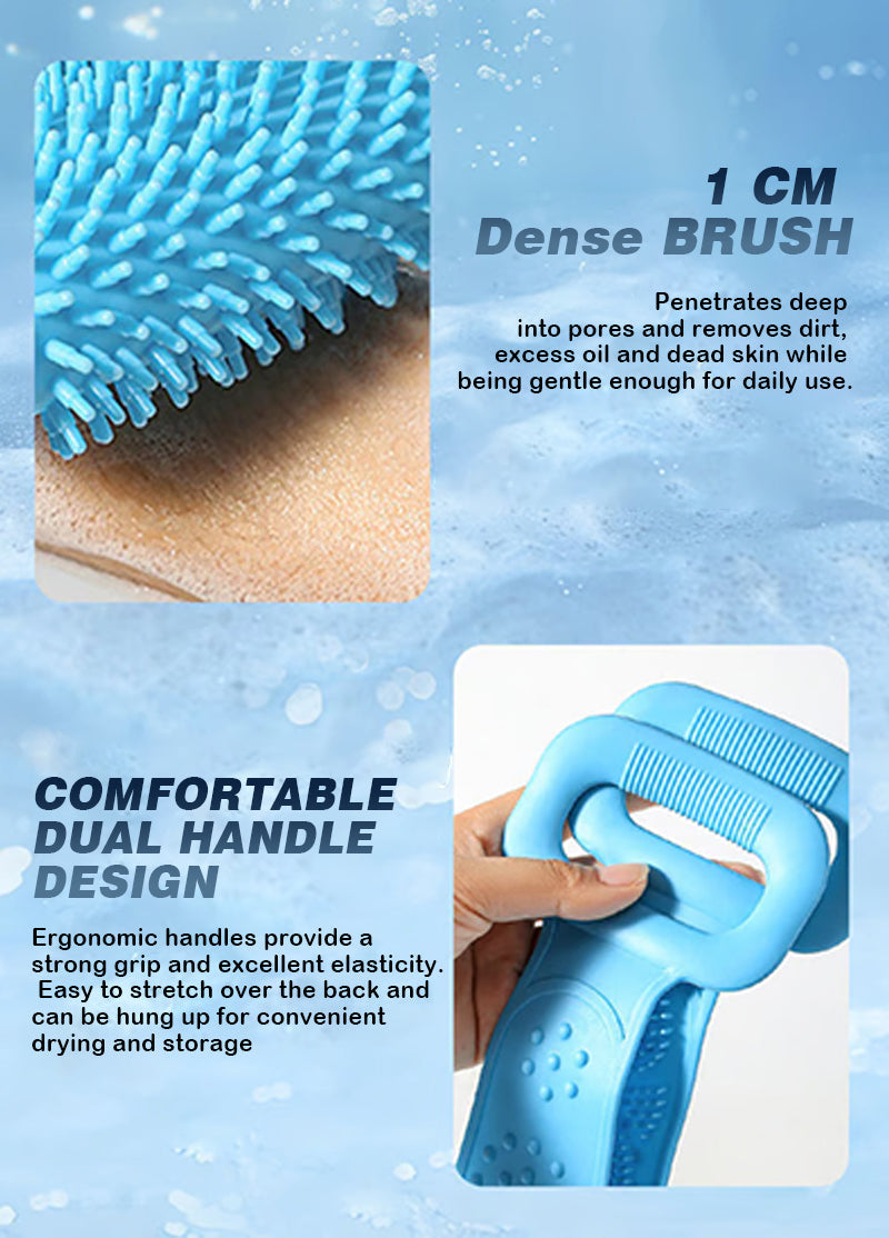 Silicone bath towel