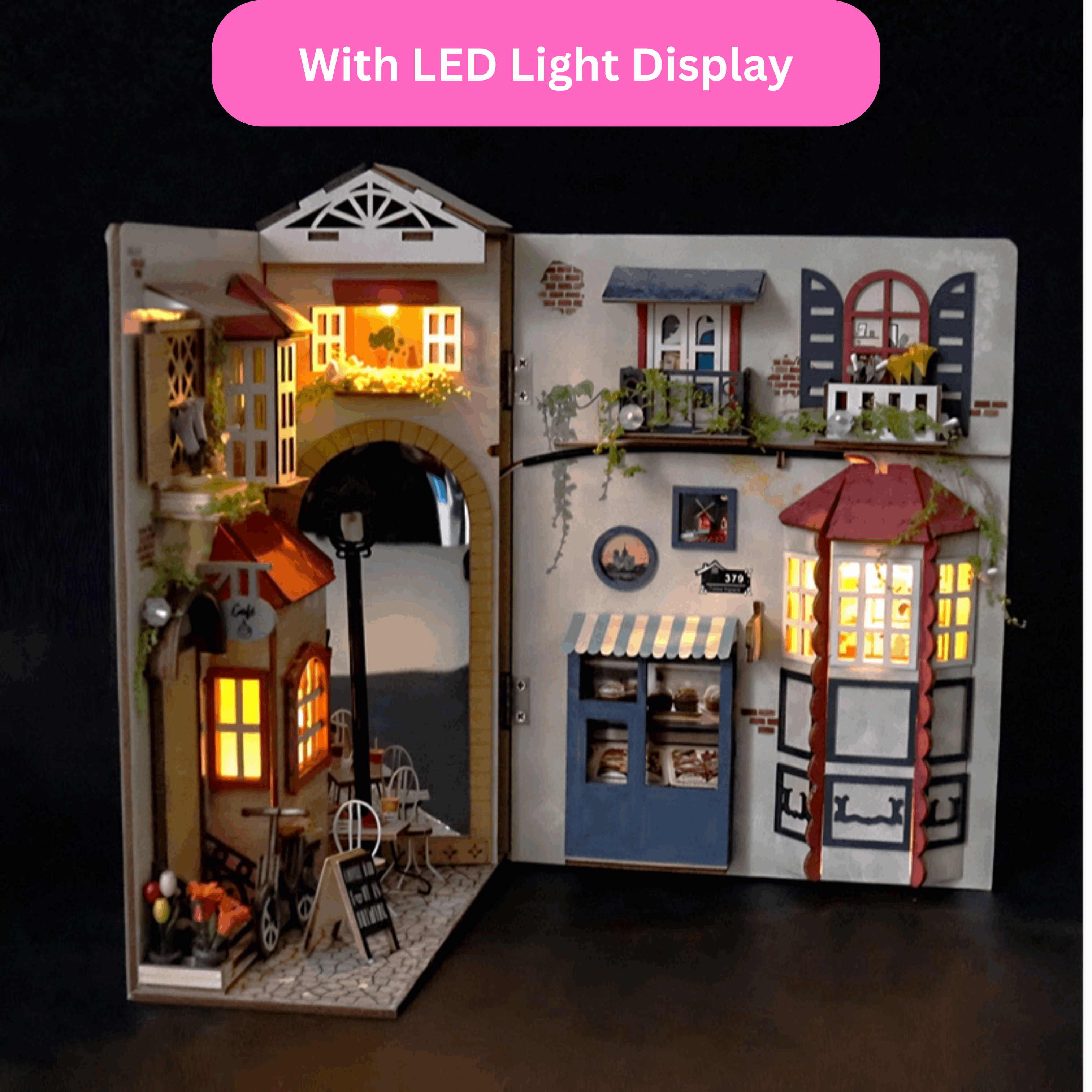 Parisian Alley DIY Book Nook Kit