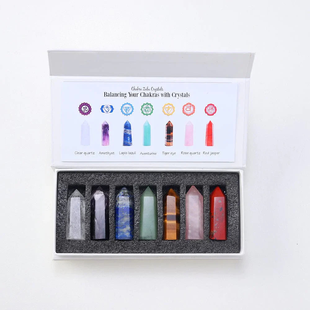 7 Chakra Stones Set Gift