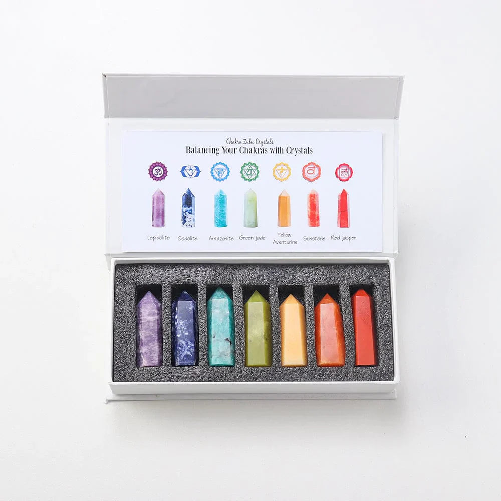 7 Chakra Stones Set Gift