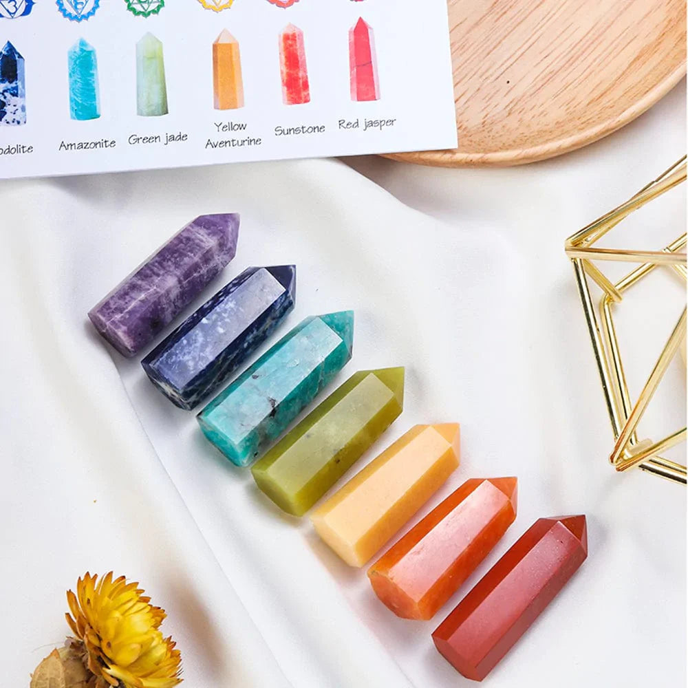 7 Chakra Stones Set Gift