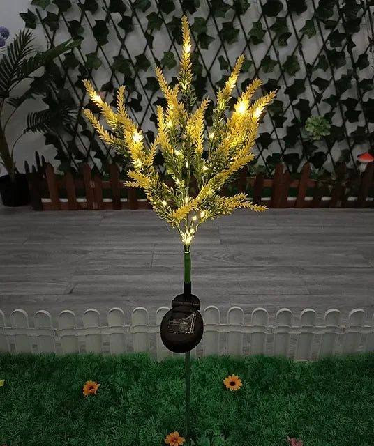 Modern Outdoor Solar Lighting with 7 Flowers