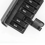 7-Day AM/PM Pill Organizer – Portable Pill Box for Week & Travel