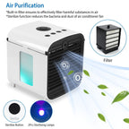 7-Colors Switchable Portable Mini Air Conditioner Cooler Fan