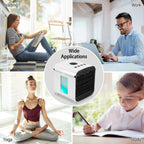 7-Colors Switchable Portable Mini Air Conditioner Cooler Fan