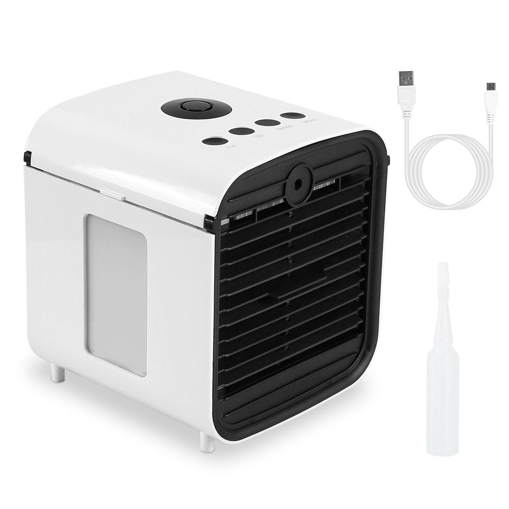 7-Colors Switchable Portable Mini Air Conditioner Cooler Fan