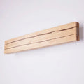 Wall Lamp Made of Natural Wood Harmonious Lighting and Durable Construction