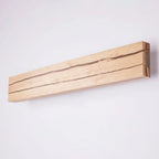 Wall Lamp Made of Natural Wood Harmonious Lighting and Durable Construction