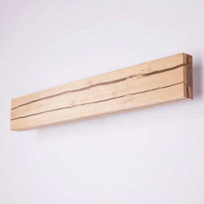 Wall Lamp Made of Natural Wood Harmonious Lighting and Durable Construction