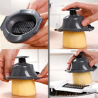 7-in-1 Vegetable Cutter with Drain Basket and Interchangeable Blades