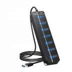 7-Port USB 3.0 Hub with Power Switch – PortMaster (1+1 FREE)