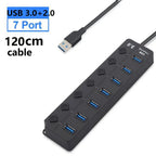7-Port USB 3.0 Hub with Power Switch – PortMaster (1+1 FREE)