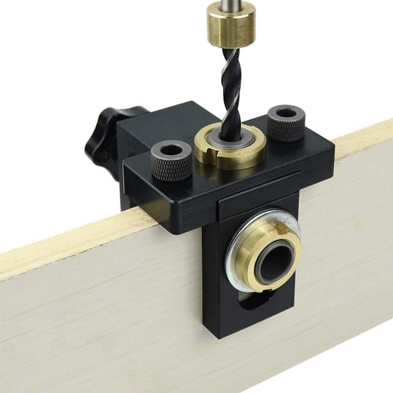 3 in 1 adjustable woodworking drill locator punch tools