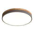 Ceiling Lights Natural Wood Flush Mount Fixture