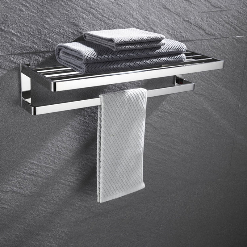 5-piece modern bathroom accessories as single item or in set Polished chrome bathroom set