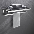5-piece modern bathroom accessories as single item or in set Polished chrome bathroom set