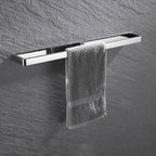 5-piece modern bathroom accessories as single item or in set Polished chrome bathroom set