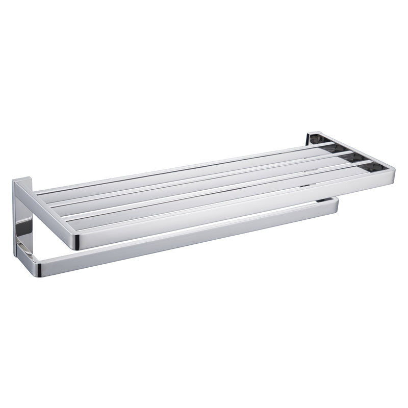 5-piece modern bathroom accessories as single item or in set Polished chrome bathroom set