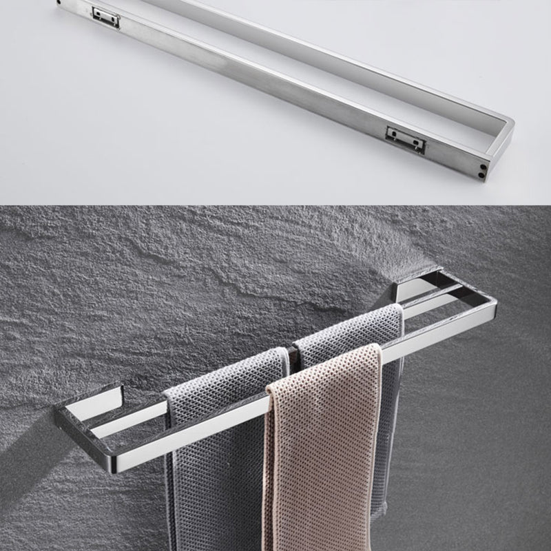 5-piece modern bathroom accessories as single item or in set Polished chrome bathroom set