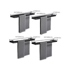 Matt Black 5-piece modern bathroom accessory as a single item or as a set with towel bar