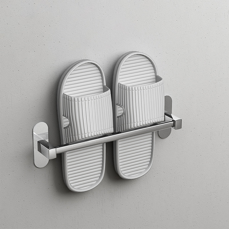 2-Piece Stainless Steel Slip Resistant Modern Chrome Bathroom Hardware Set