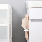 2-Piece Stainless Steel Slip Resistant Modern Chrome Bathroom Hardware Set