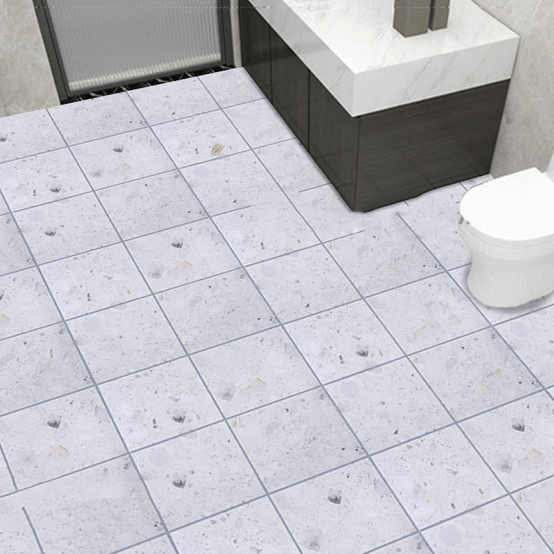 Modern PVC Flooring Self-adhesive Geometrically Printed Low Gloss Vinyl Floor Planks