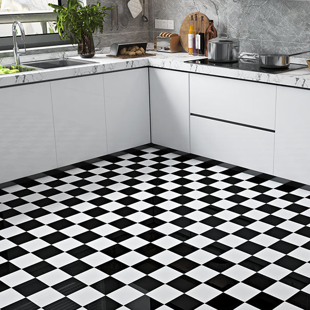 Multi-Tonal Style Vinyl Plank Flooring Peel and Stick Porcelain Tile Look PVC Flooring