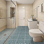 Modern Vinyl Floor Geometric Pattern Self-Adhesive PVC Floor