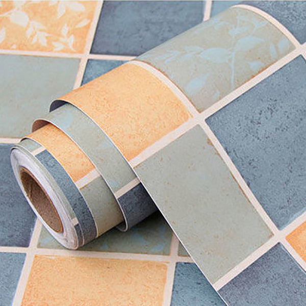 Modern Vinyl Floor Geometric Pattern Self-Adhesive PVC Floor