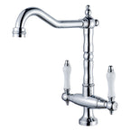 Traditional Kitchen Bar Faucet Double Handle High Arc No Sensor Bar Faucet