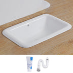 Traditional square washstand ceramics metal base washbasin