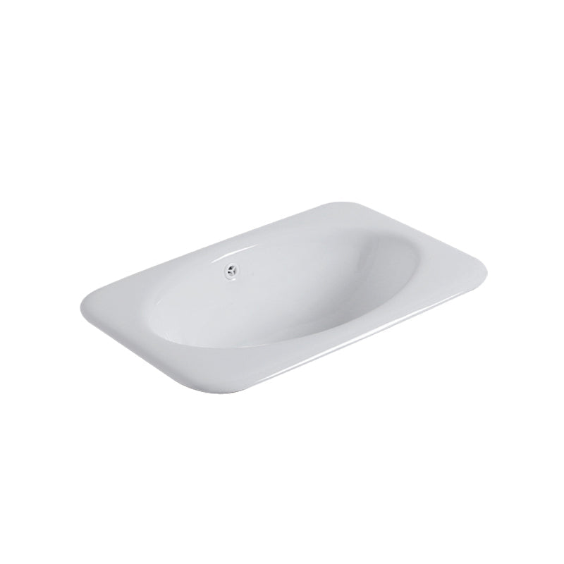 Traditional square washstand ceramics metal base washbasin