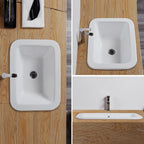 Traditional square washstand ceramics metal base washbasin