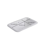 Traditional square washstand ceramics metal base washbasin