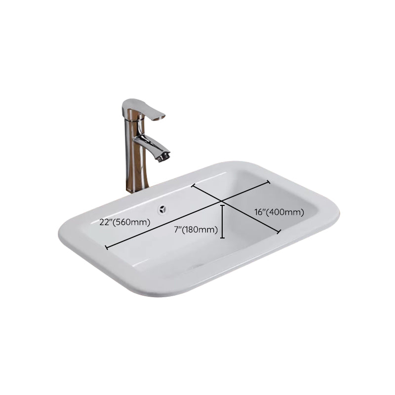 Traditional square washstand ceramics metal base washbasin