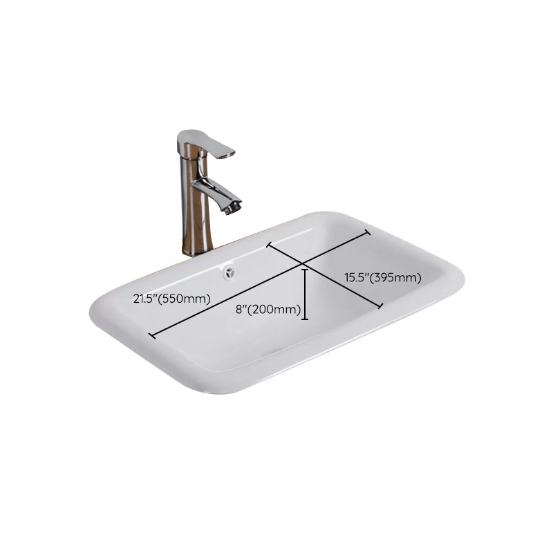 Traditional square washstand ceramics metal base washbasin