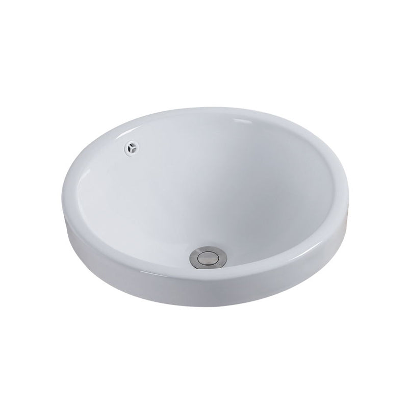 Contemporary oval wash stand ceramic metal undercounter basin