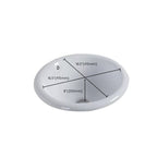 Contemporary oval wash stand ceramic metal undercounter basin