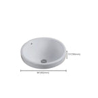 Contemporary oval wash stand ceramic metal undercounter basin