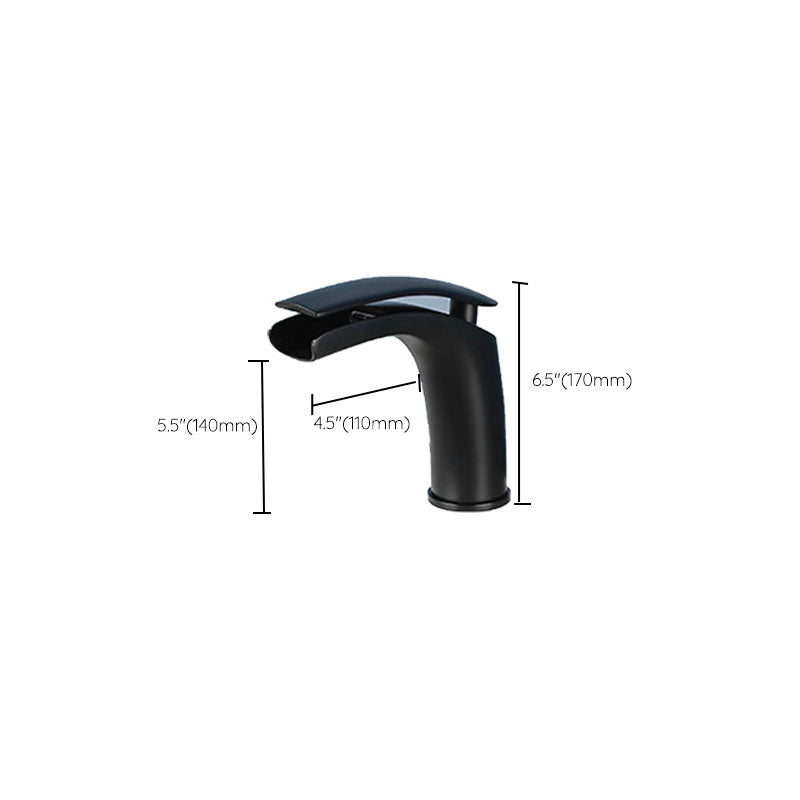 Contemporary Fixed Bathtub Faucet Wall Mounted Waterfall Bathtub Filler