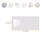Plastic Wallpaper Contemporary Field Tile Peel and Stick Backsplash
