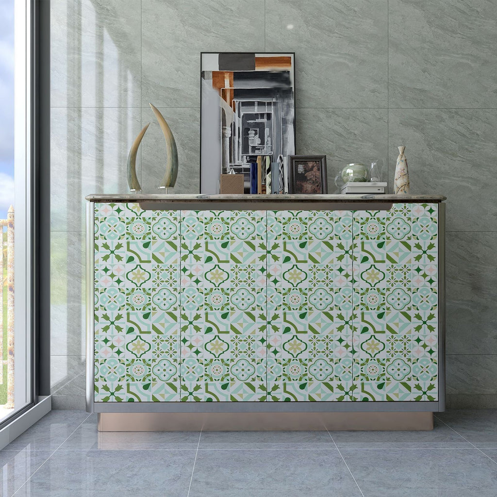 Mosaic tile peel & stick Modern plastic tile peel & stick