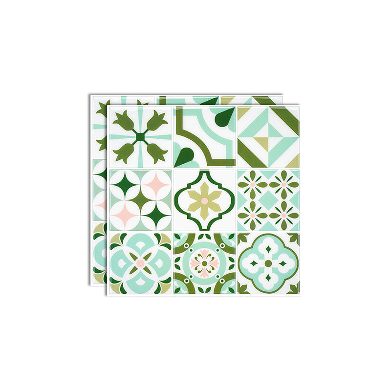 Mosaic tile peel & stick Modern plastic tile peel & stick